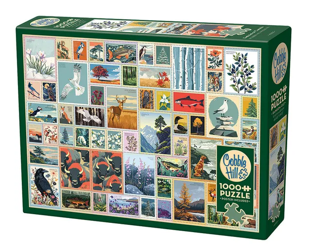 cobble-hill-1000-piece-emblems-of-canada-puzzle-1000-teile-kanada image 1