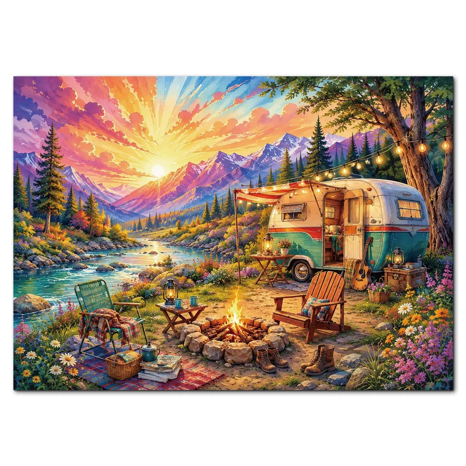 kaayee-cardboard-puzzle-vintage-national-park-500-teile image 1
