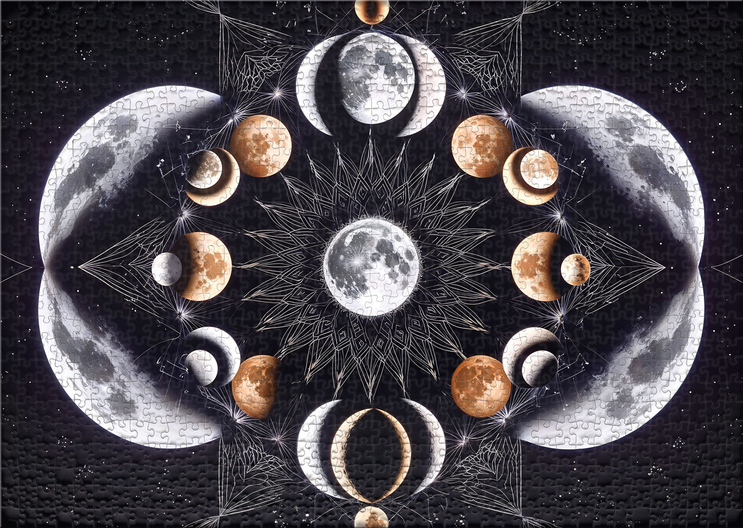 ulmer-puzzleschmiede-puzzle-1000-teile-mondkreis-mandala-nacht image 2