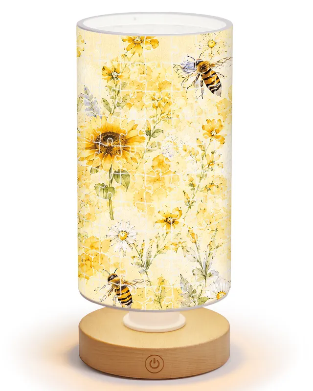 kaayee-honeybee-sunflower-garden-night-light-acryl-biene image 1