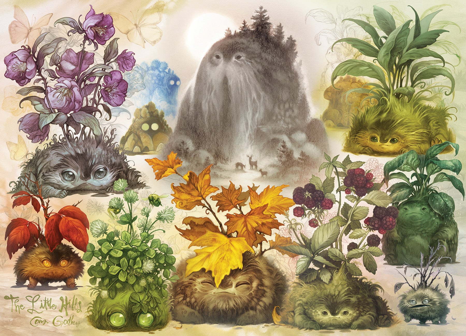cobble-hill-1000-piece-the-little-hills-puzzle-fantasy-collage image 2