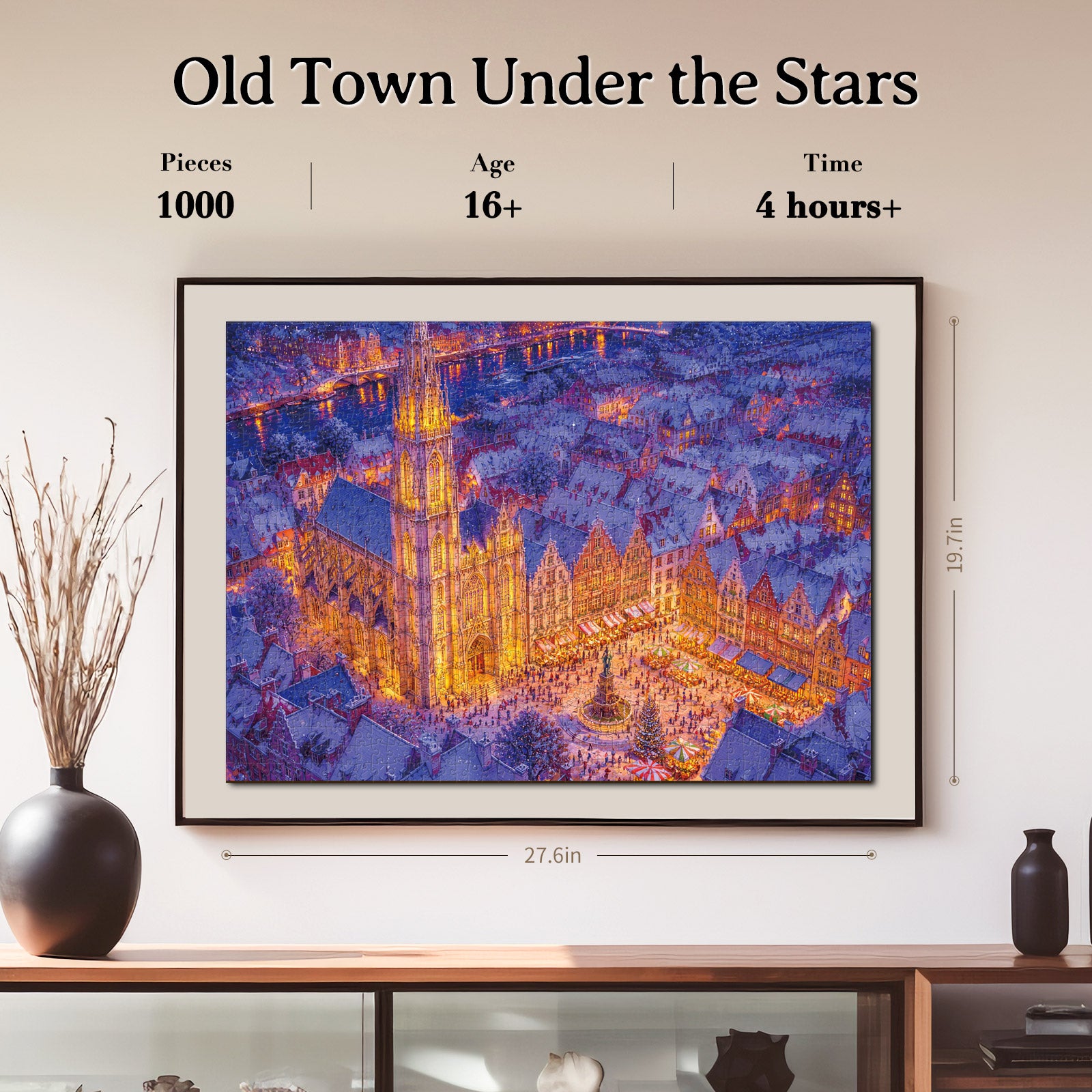 kaayee-cardboard-puzzle-old-town-stars-1000-teile-eco image 7