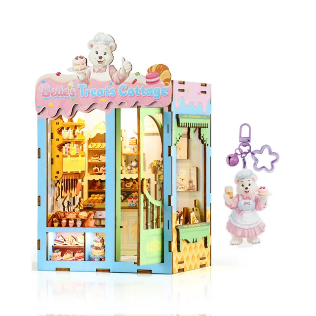 kaayee-book-nook-kit-belle-s-treats-cottage-miniaturhaus image 1