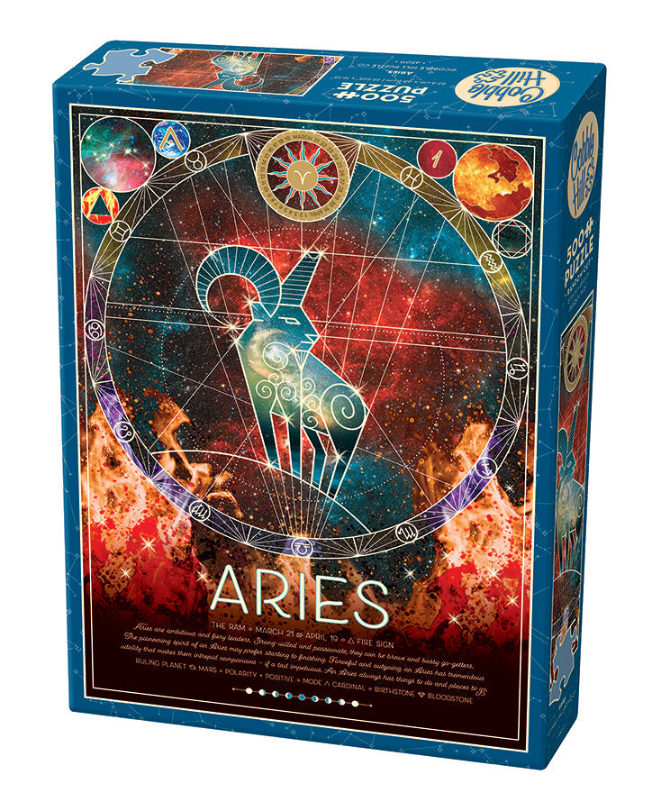 cobble-hill-500-piece-aries-puzzle-500-teile-sternzeichen-widder image 1