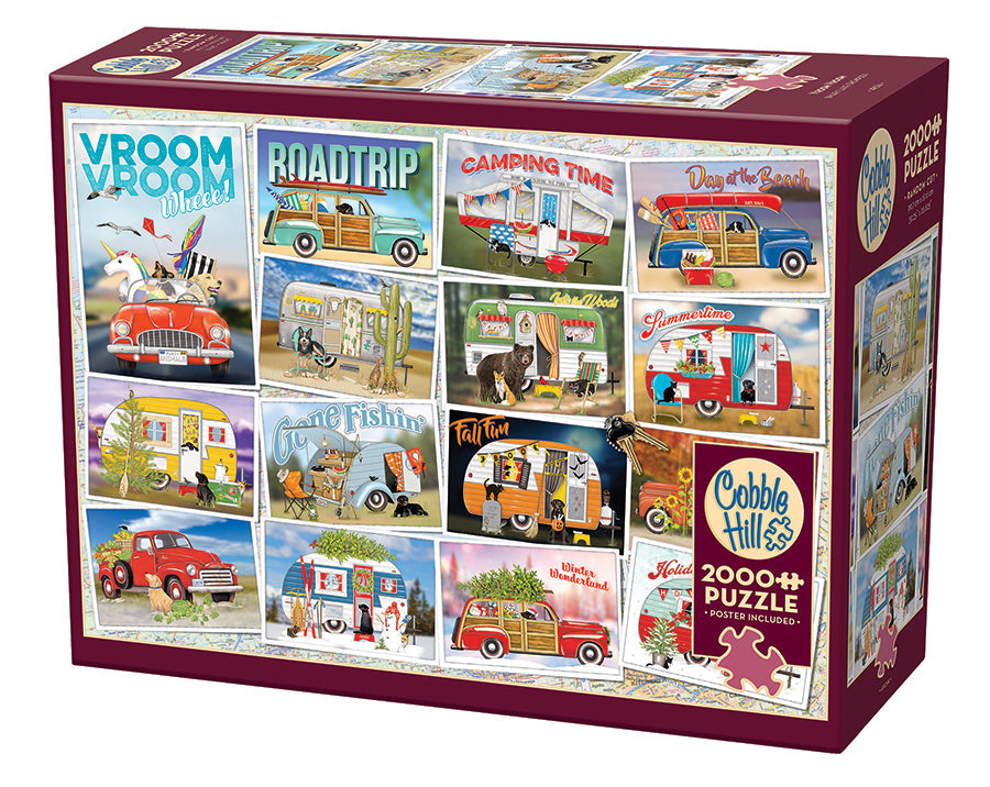 cobble-hill-2000-piece-vroom-vroom-puzzle-2000-teile image 1