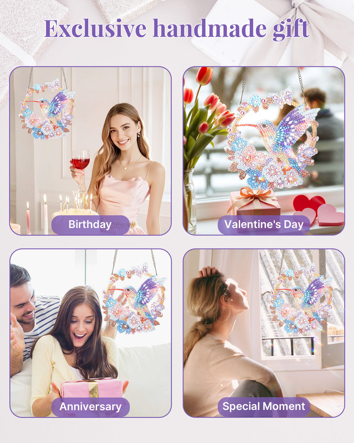 kaayee-suncatcher-puzzle-hummingbird-floral-wreath-sonnenf-nger-blumenkranz image 7