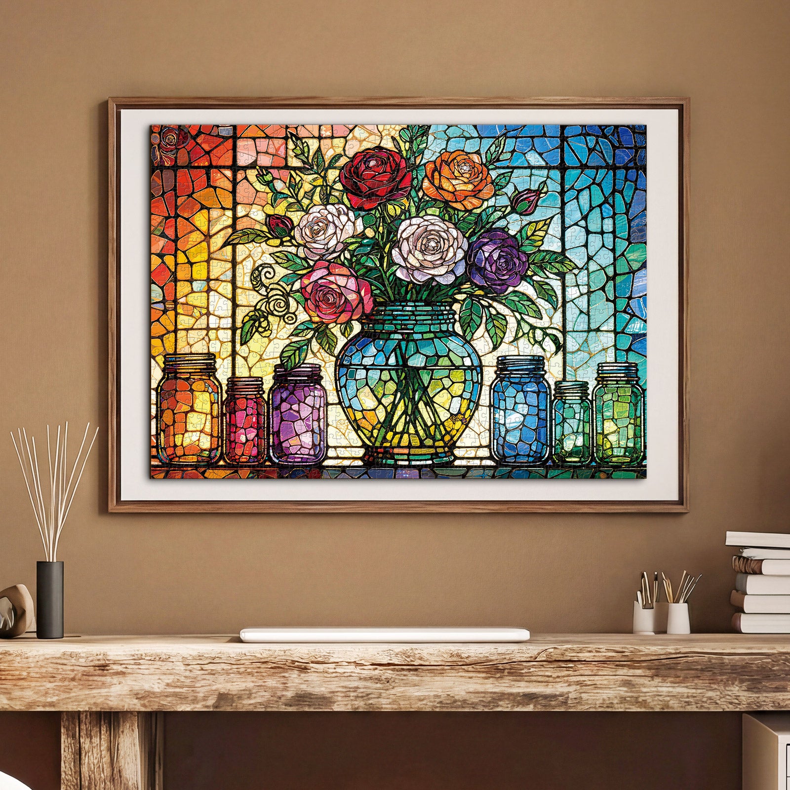 kaayee-cardboard-puzzle-blooming-radiance-1000-teile-standard image 5