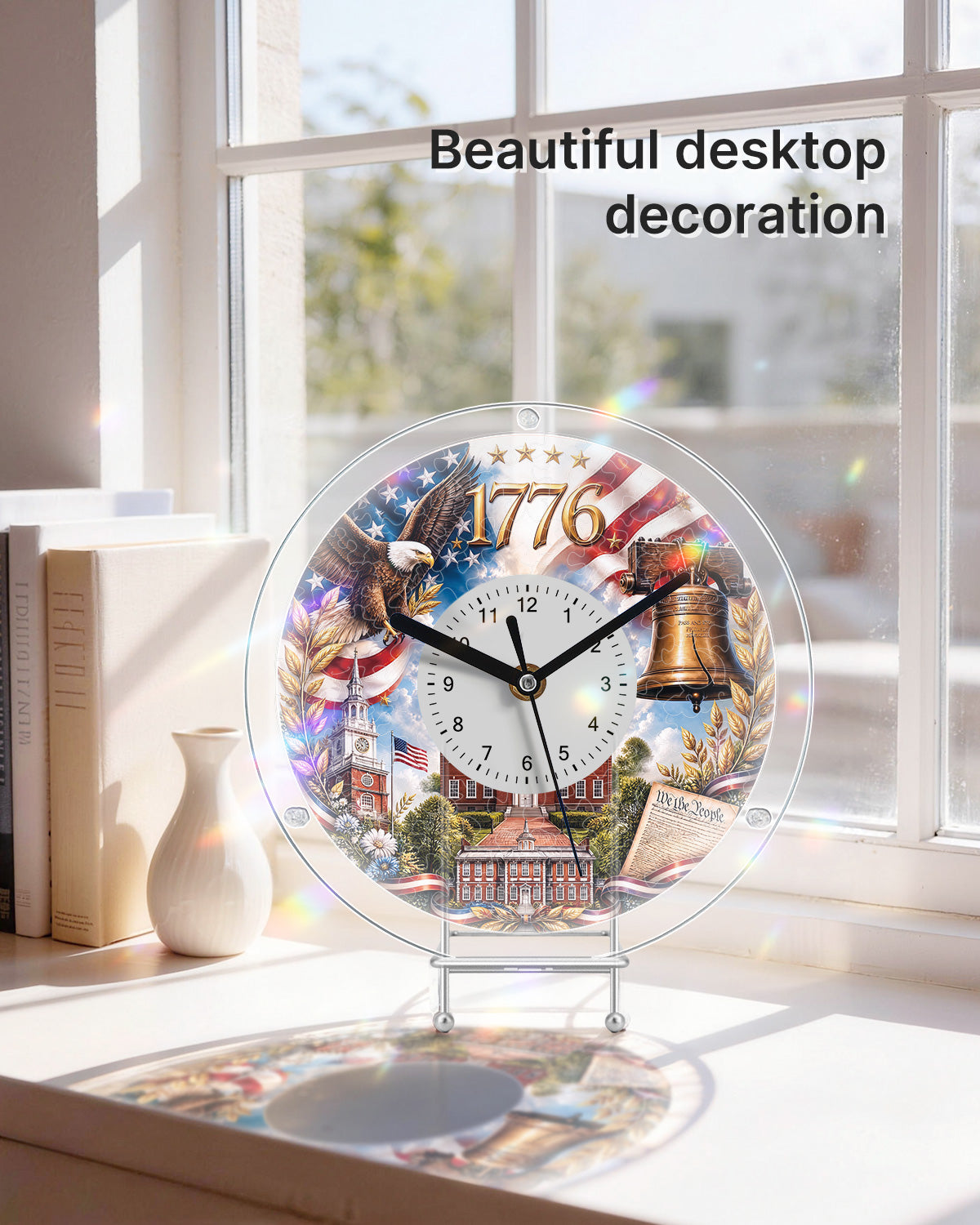 kaayee-clock-kit-spirit-of-independence-puzzle-uhr-regular image 5