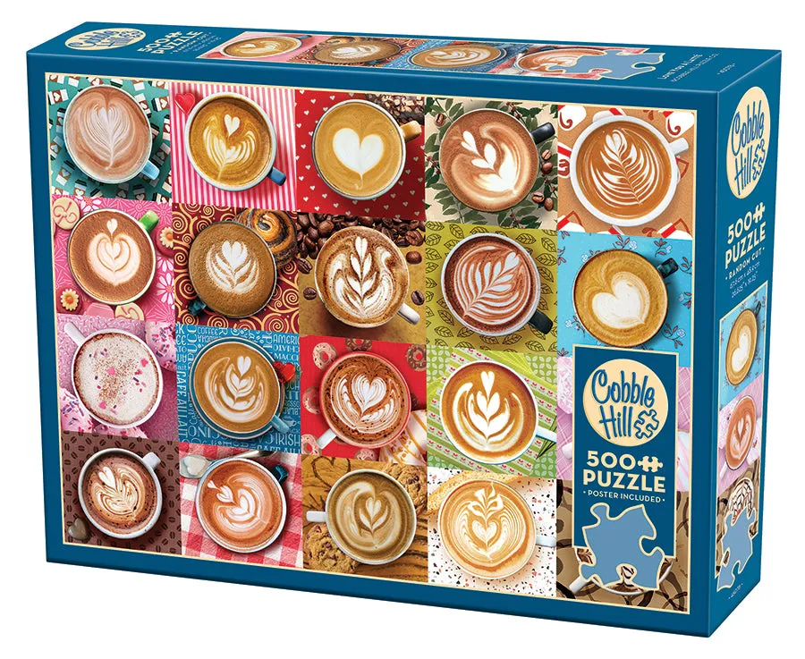 cobble-hill-500-piece-love-you-a-latte-puzzle-500-teile-kaffee image 1