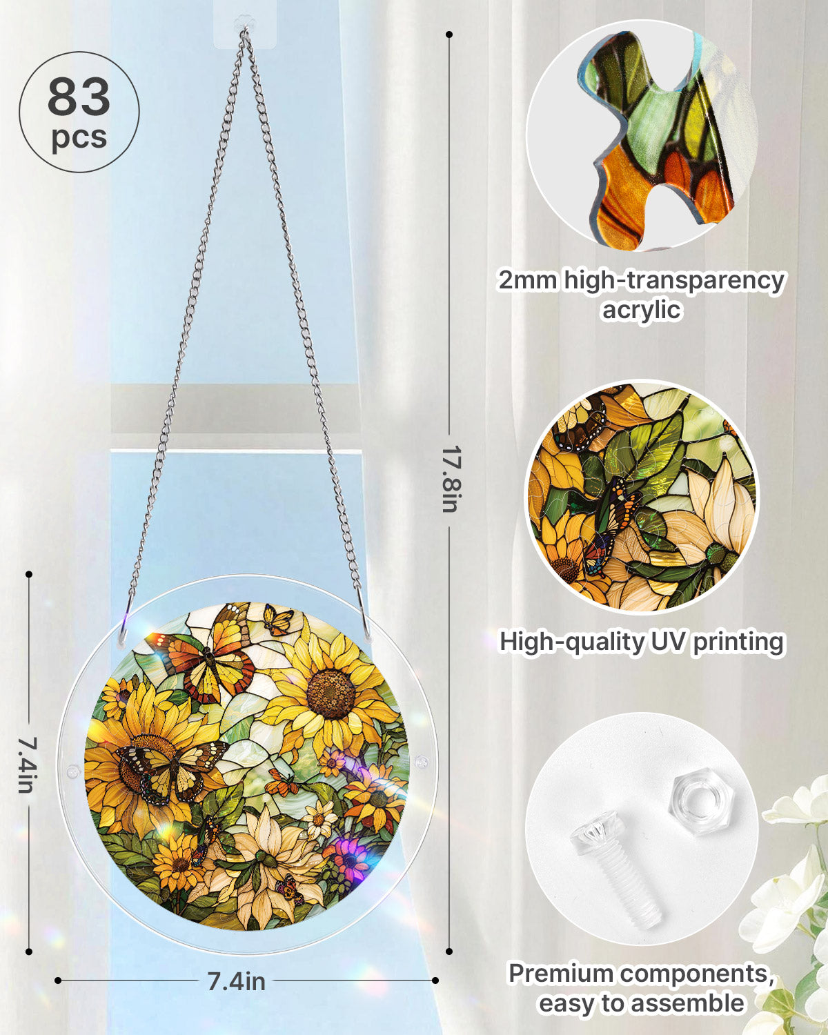 kaayee-sunflower-whispers-suncatcher-puzzle-small-acryl image 4