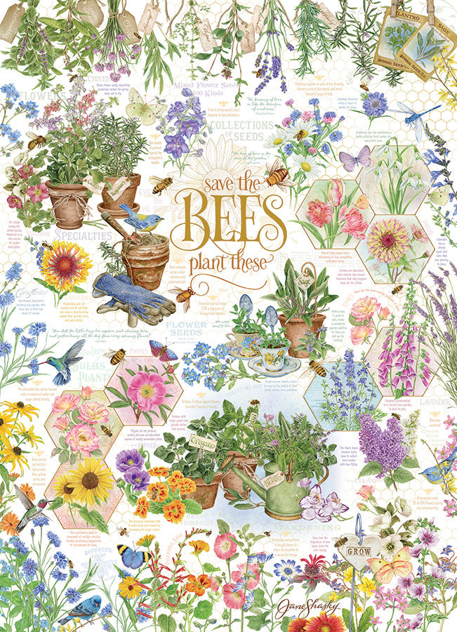 cobble-hill-1000-piece-save-the-bees-bienen-puzzle-1000-teile image 2