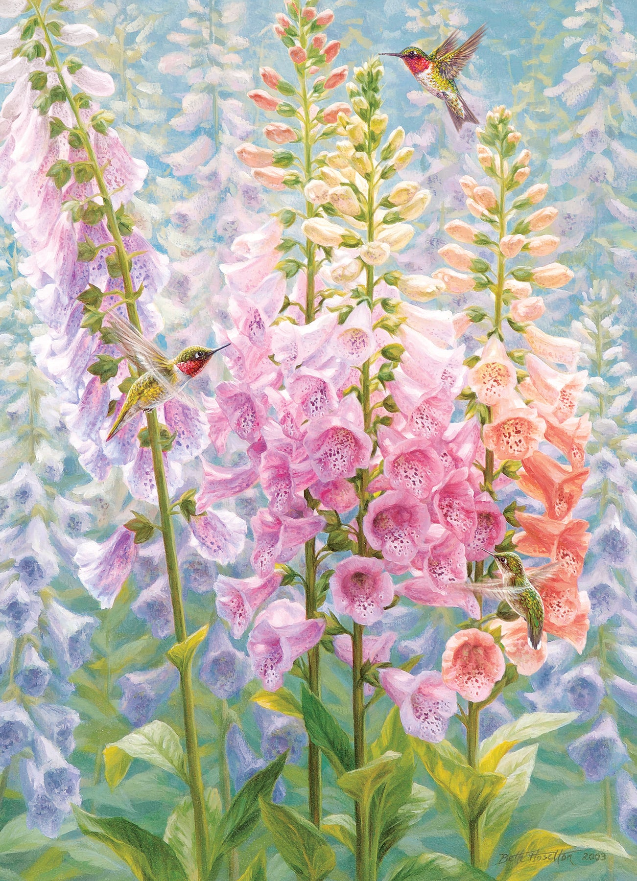 cobble-hill-500-piece-summer-rainbow-puzzle-500-teile-kolibri image 2