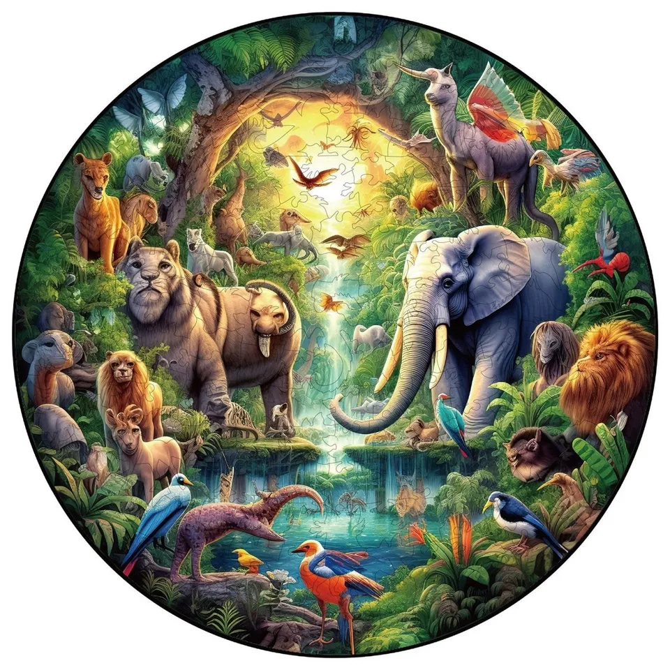 kaayee-wooden-puzzle-wonderful-animals-holzpuzzle-medium-tiere image 1