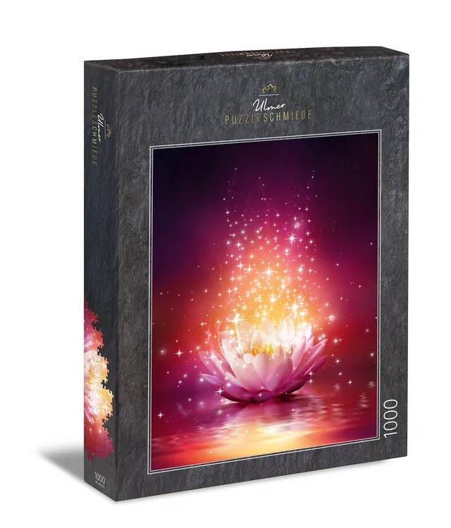 ulmer-puzzleschmiede-puzzle-1000-teile-lotus-magie-blume image 1