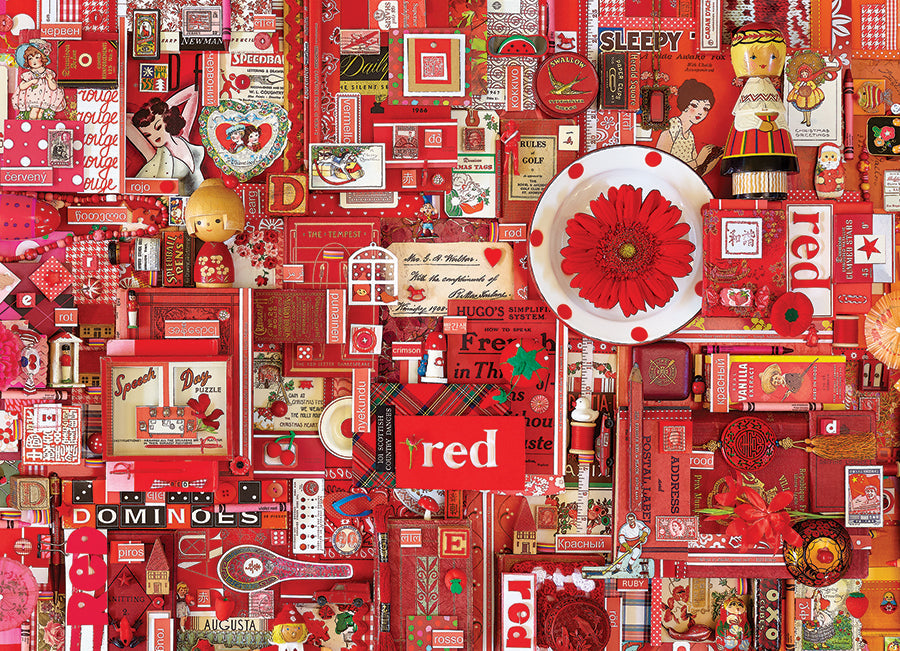 cobble-hill-red-1000-teile-puzzle-collage-rot image 2