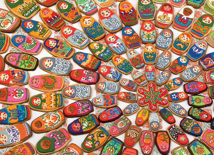 cobble-hill-1000-piece-matryoshka-cookies-puzzle-1000-teile-kekse image 2