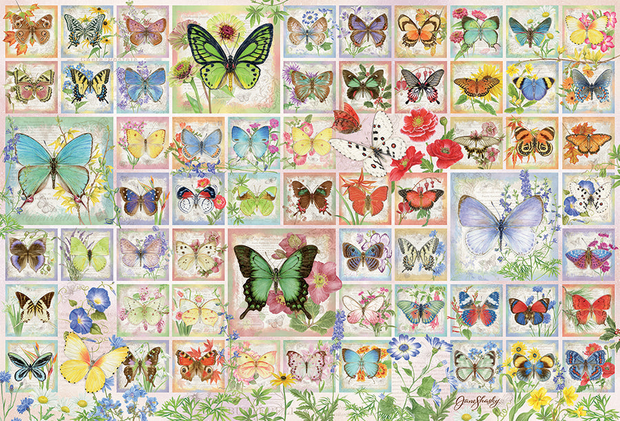 cobble-hill-2000-piece-butterflies-and-blossoms-puzzle-2000-teile image 2