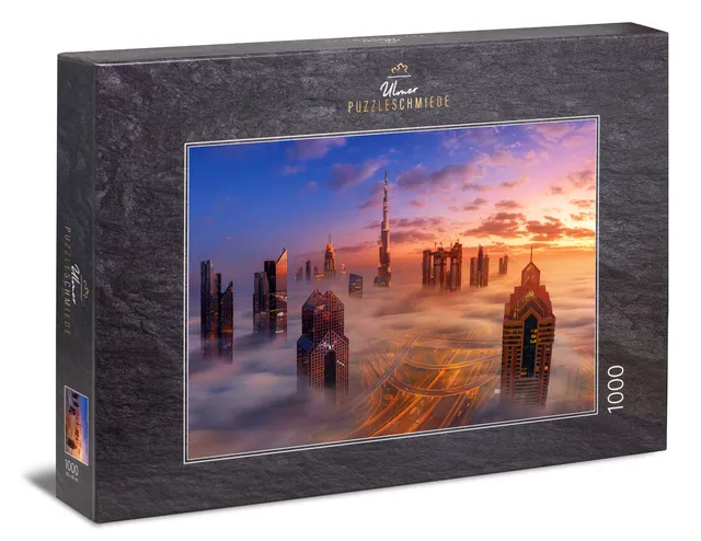 ulmer-puzzleschmiede-puzzle-1000-teile-dubai-erwacht-skyline image 1