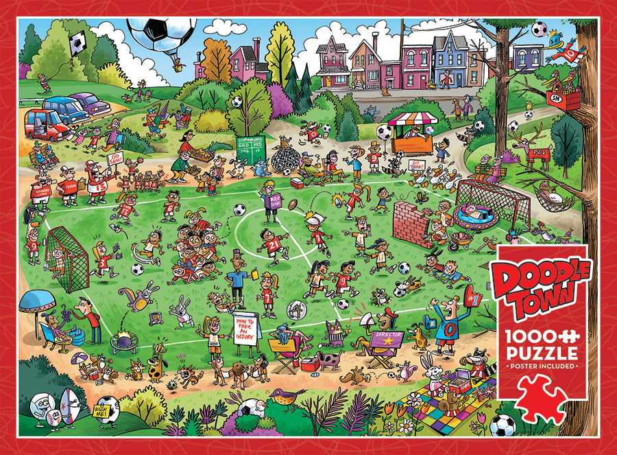 cobble-hill-doodletown-offside-antics-1000-teile-puzzle-fu-ball image 5