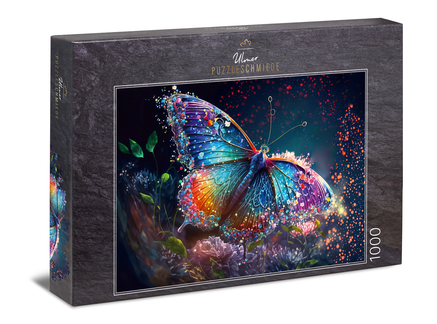ulmer-puzzleschmiede-puzzle-1000-teile-morgentau-schmetterling-2 image 1