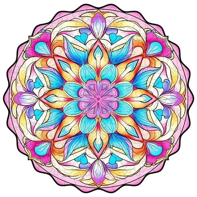 kaayee-wooden-puzzle-datura-flower-holzpuzzle-medium image 1