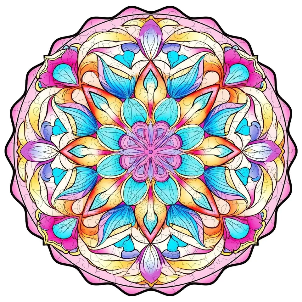 kaayee-wooden-puzzle-datura-flower-holzpuzzle-medium image 1