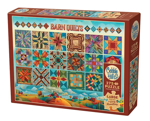 cobble-hill-easy-handling-barn-quilts-puzzle-275teile-hof image 1