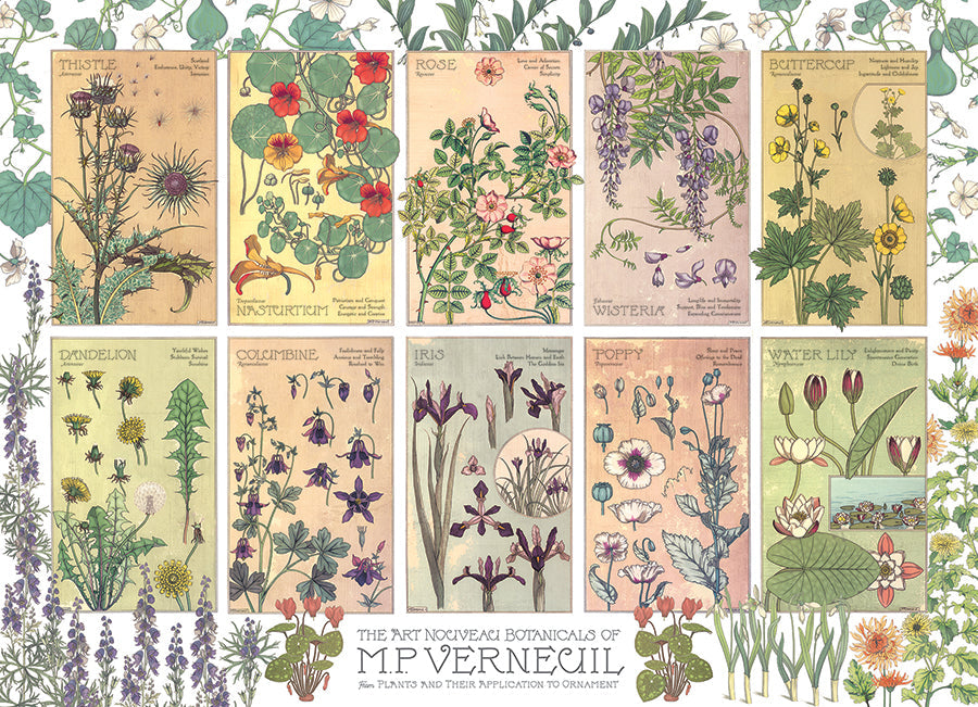 cobble-hill-1000-piece-botanicals-by-verneuil-puzzle-blumen image 2