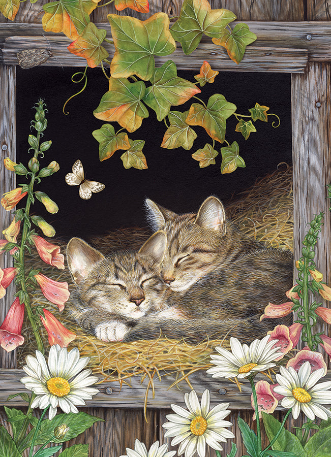 cobble-hill-500-piece-sisters-puzzle-500-teile-katzen image 2