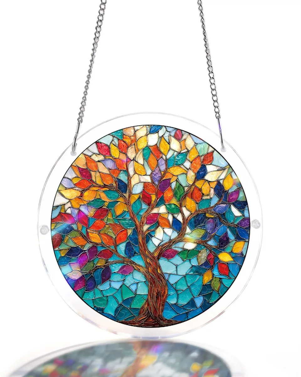 kaayee-suncatcher-puzzle-tree-of-luminous-leaves-acrylpuzzle-large image 1