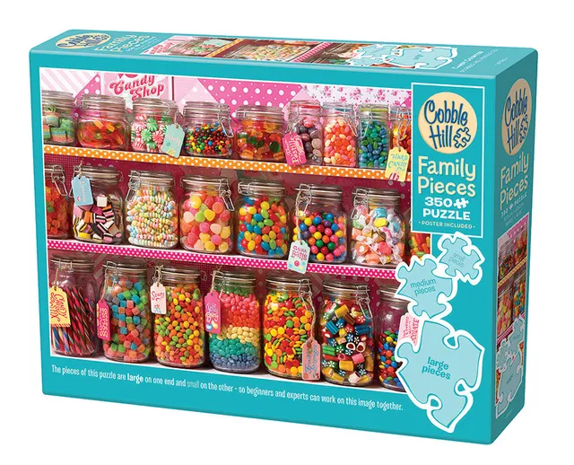 cobble-hill-family-pieces-350-candy-counter-puzzle-s-igkeiten image 1