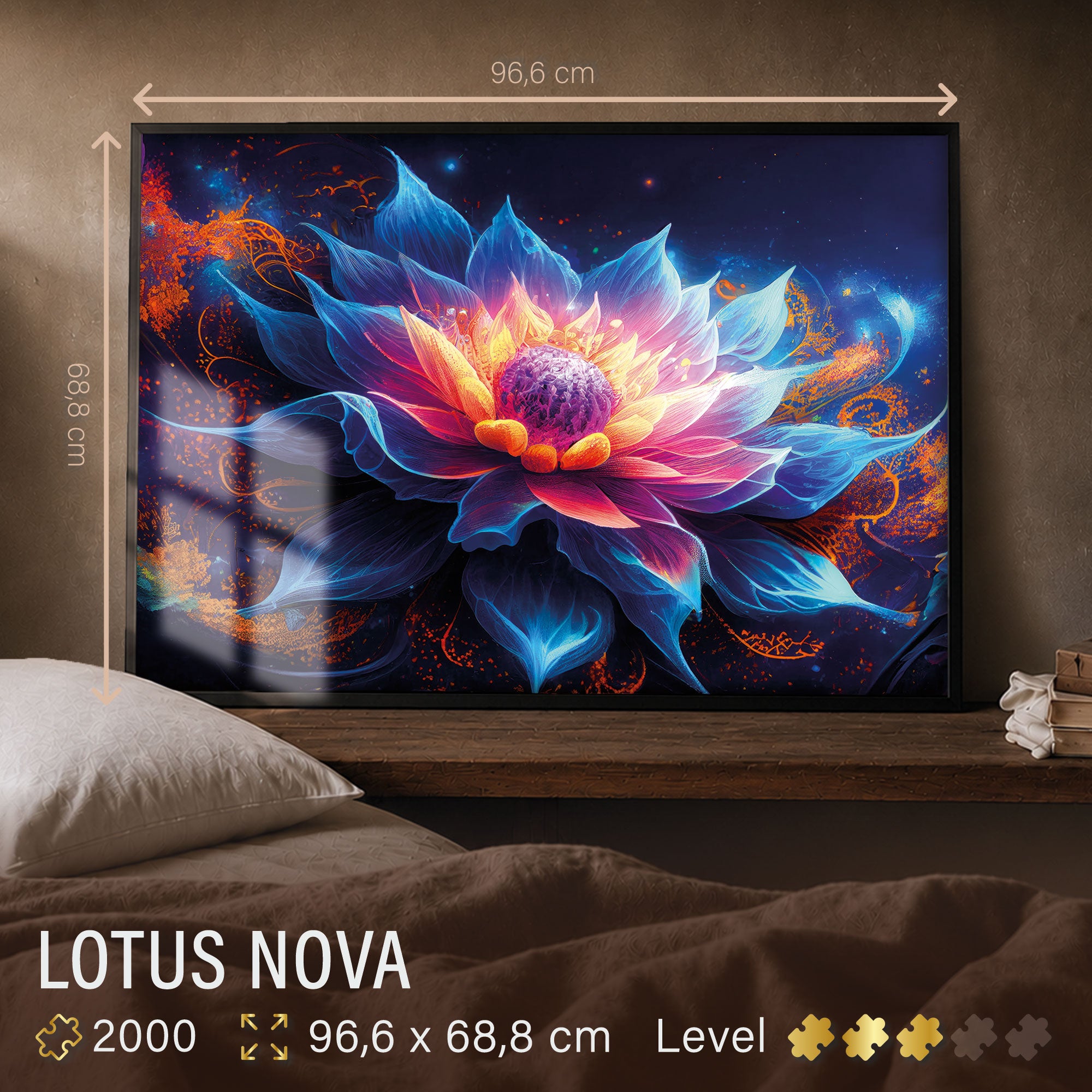ulmer-puzzleschmiede-puzzle-2000-teile-lotus-nova-fantasy-puzzle image 3