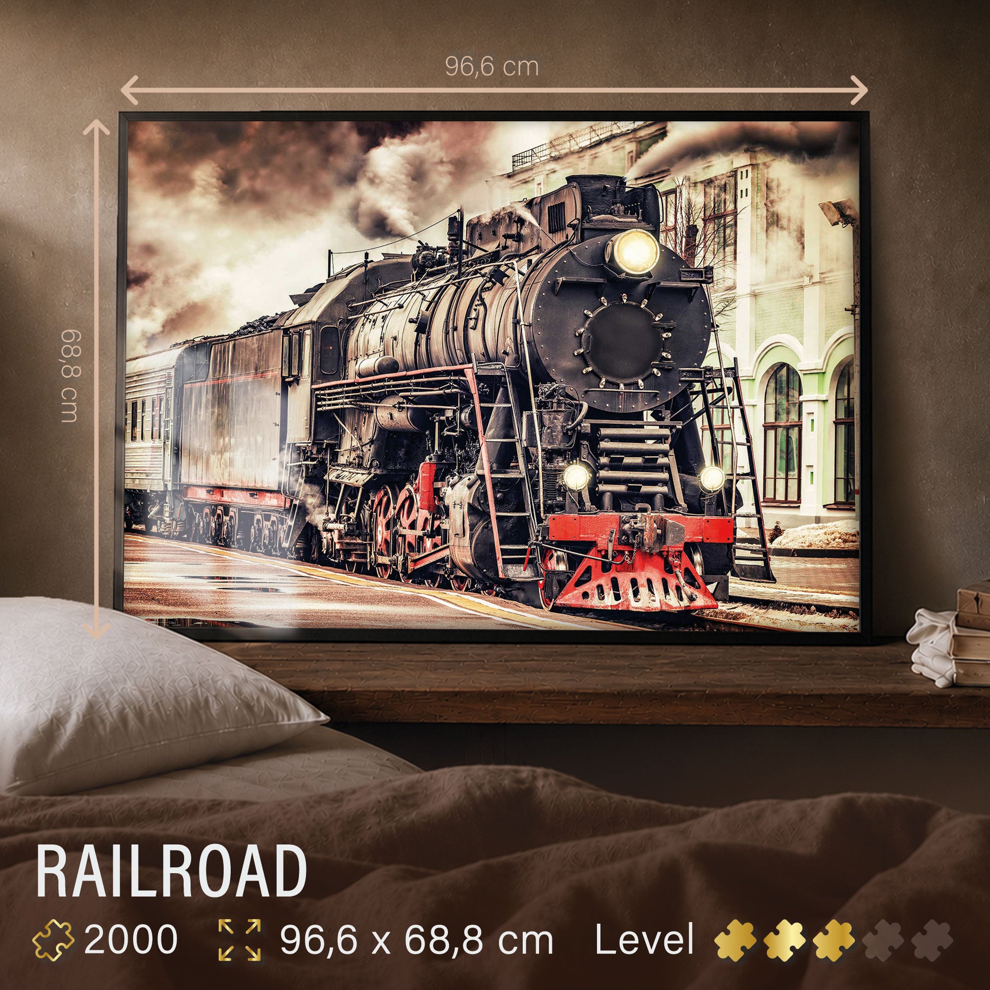 ulmer-puzzleschmiede-railroad-puzzle-2000-teile-dampflok image 3