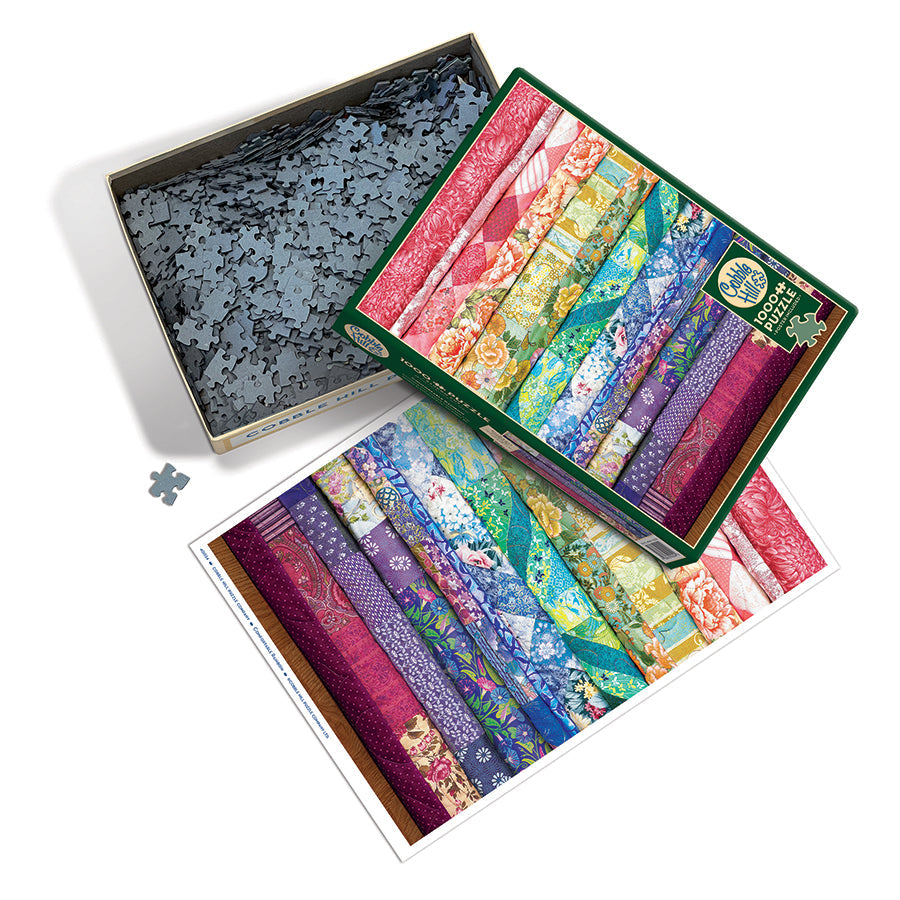 cobble-hill-comfortable-rainbow-1000-teile-quilt-puzzle image 3