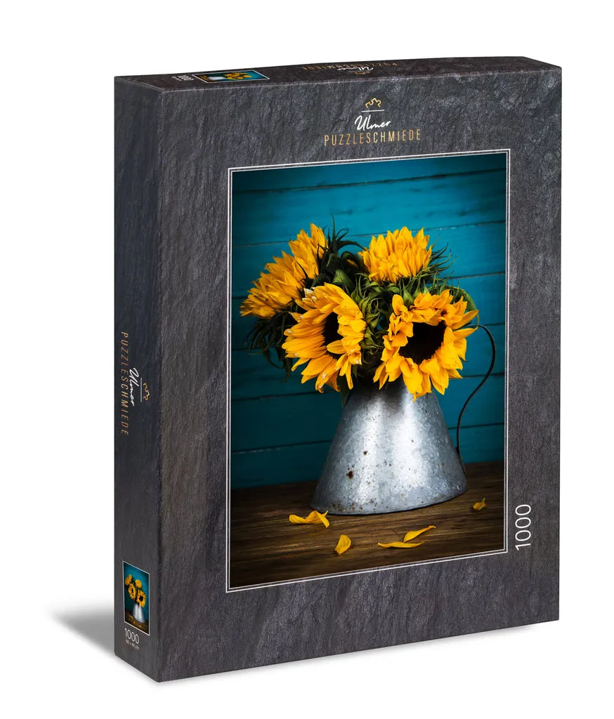 ulmer-puzzleschmiede-puzzle-1000-teile-sun-worshipper-blumen image 1