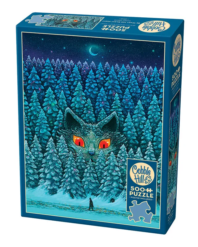 cobble-hill-500-piece-be-wary-silent-night-puzzle-fantasy image 1