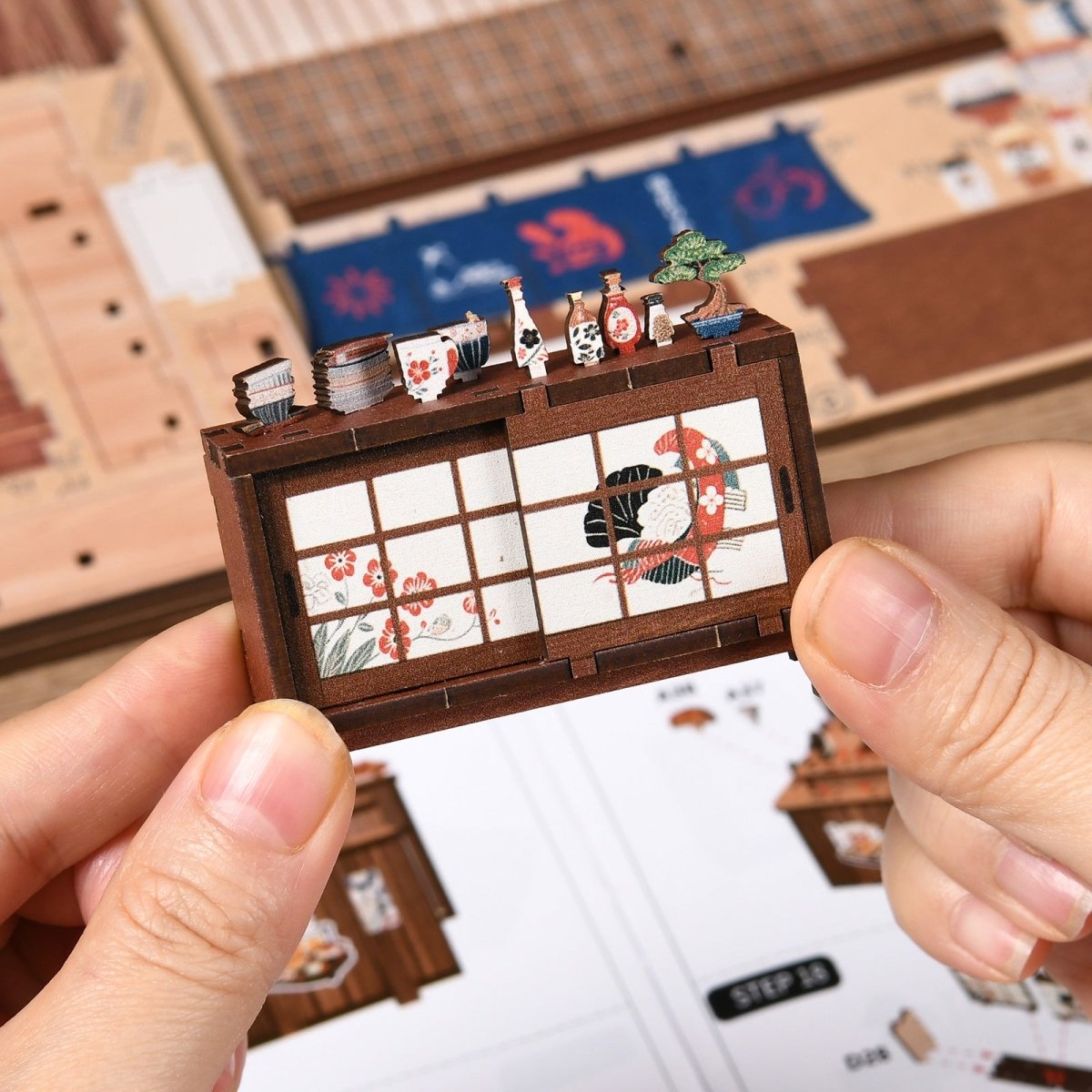 kaayee-miniature-house-mellow-pub-diy-miniaturhaus-holz image 7