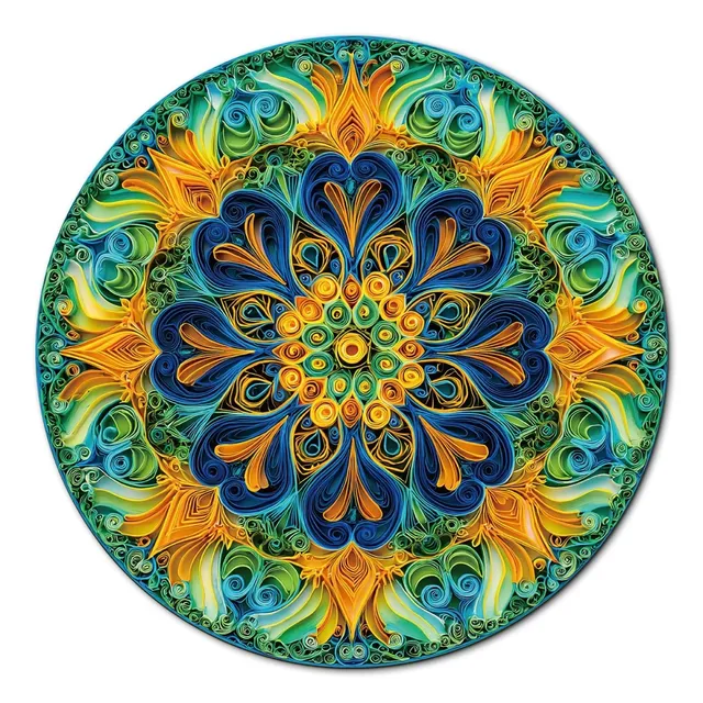 kaayee-cardboard-puzzle-mystic-mandala-1000-teile-eco-white-board image 1