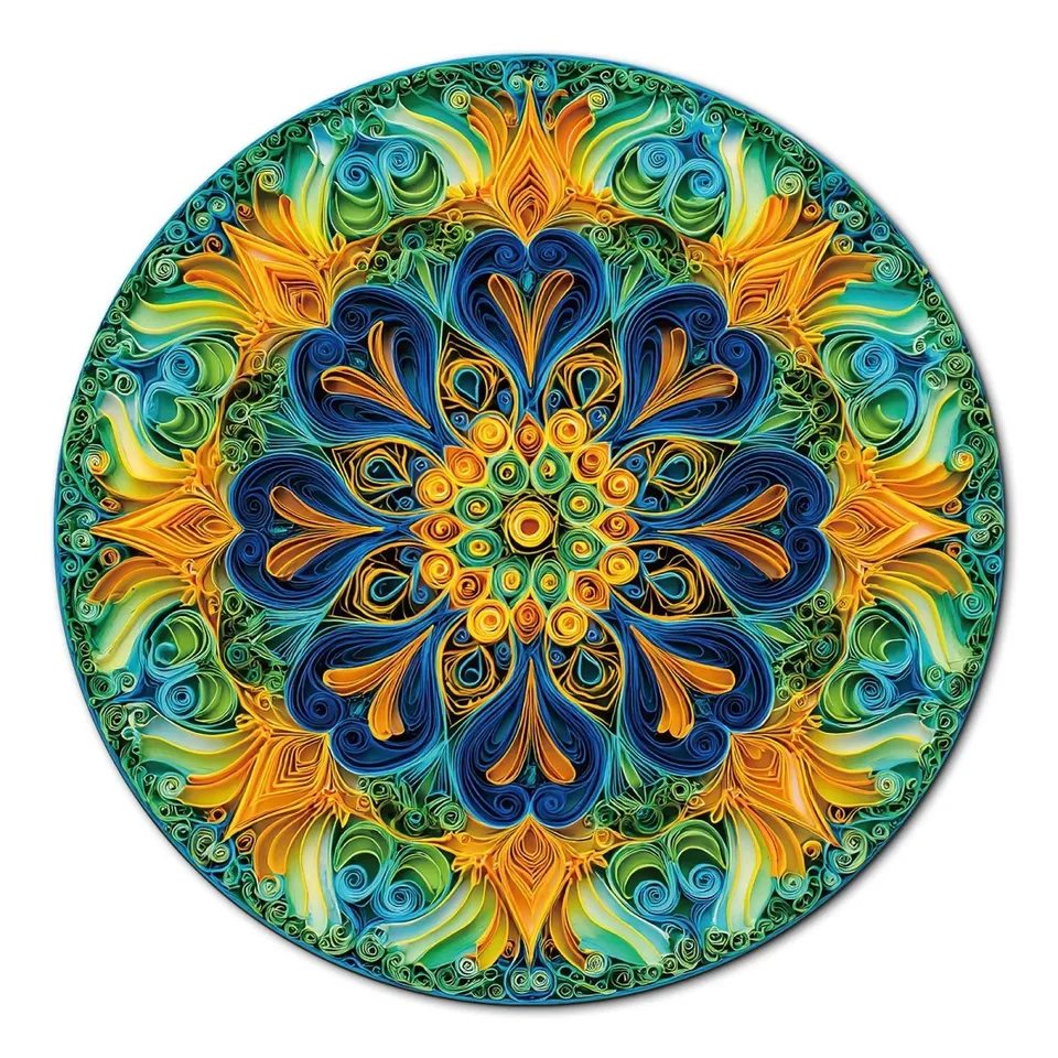 kaayee-cardboard-puzzle-mystic-mandala-1000-teile-eco-white-board image 1