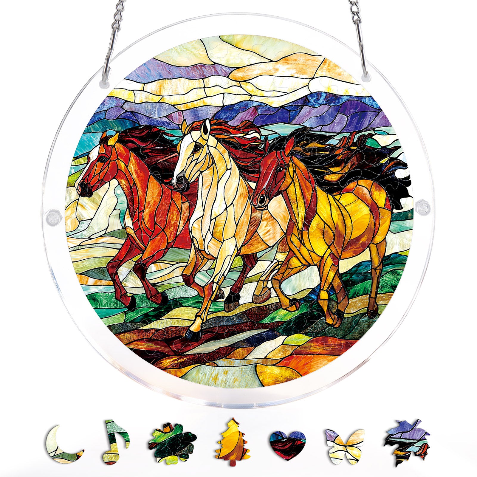kaayee-suncatcher-wild-gallop-pferde-fensterbild-medium image 3