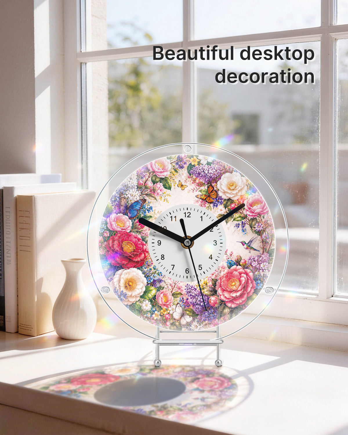 kaayee-clock-kit-enchanted-rose-garden-puzzle-uhr image 5