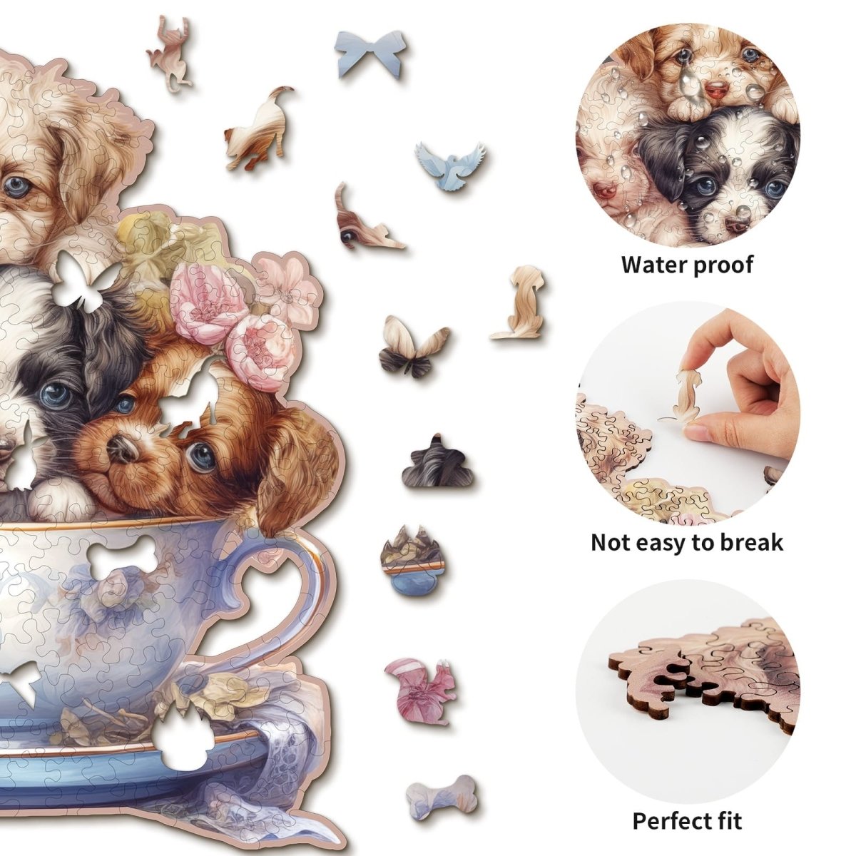 kaayee-wooden-puzzle-cute-puppy-holzpuzzle-medium-hunde image 2
