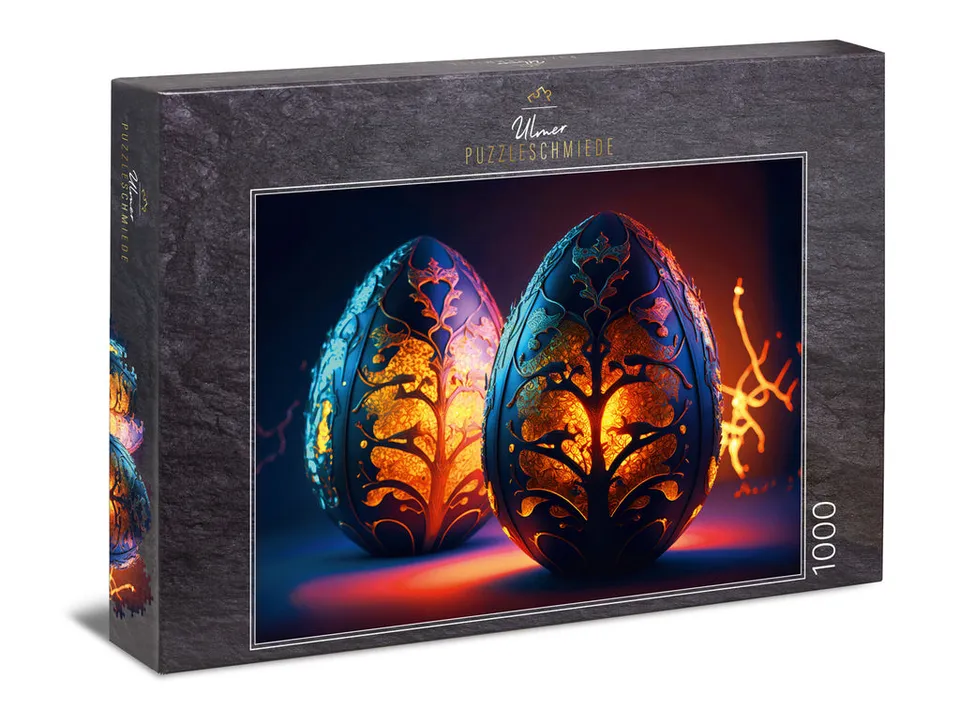 ulmer-puzzleschmiede-puzzle-1000-teile-drachenei-fantasy-puzzle-drache image 1