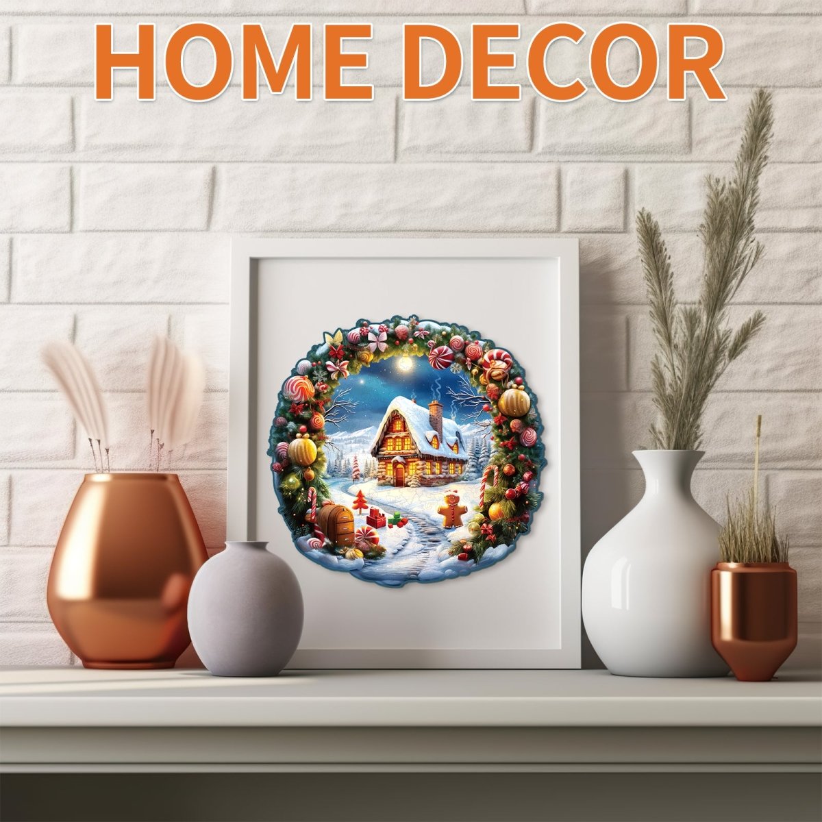 kaayee-wooden-puzzle-christmas-house-holzpuzzle-medium-winter image 6