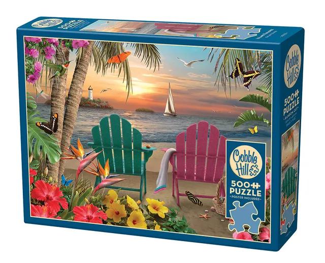 cobble-hill-500-piece-island-paradise-puzzle-500-teile-insel image 1