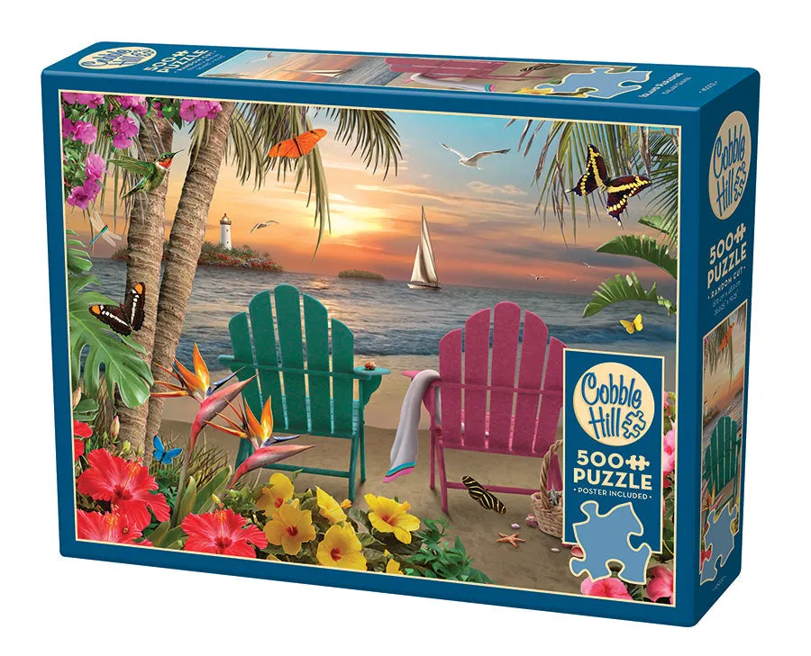 cobble-hill-500-piece-island-paradise-puzzle-500-teile-insel image 1
