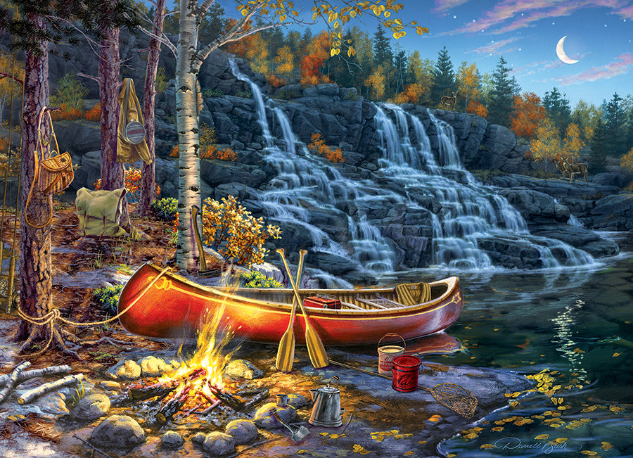 cobble-hill-waterfall-camp-1000-teile-puzzle-camping image 2