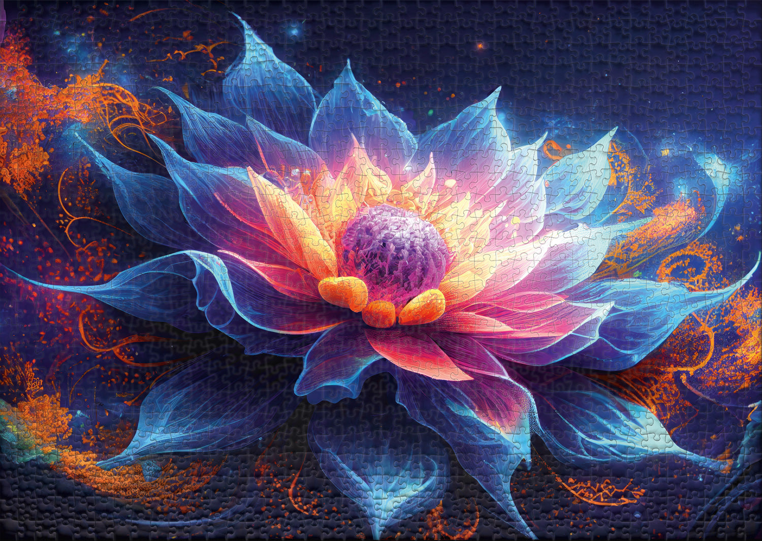 ulmer-puzzleschmiede-lotus-nova-puzzle-1000-teile-lotusbl-te image 2