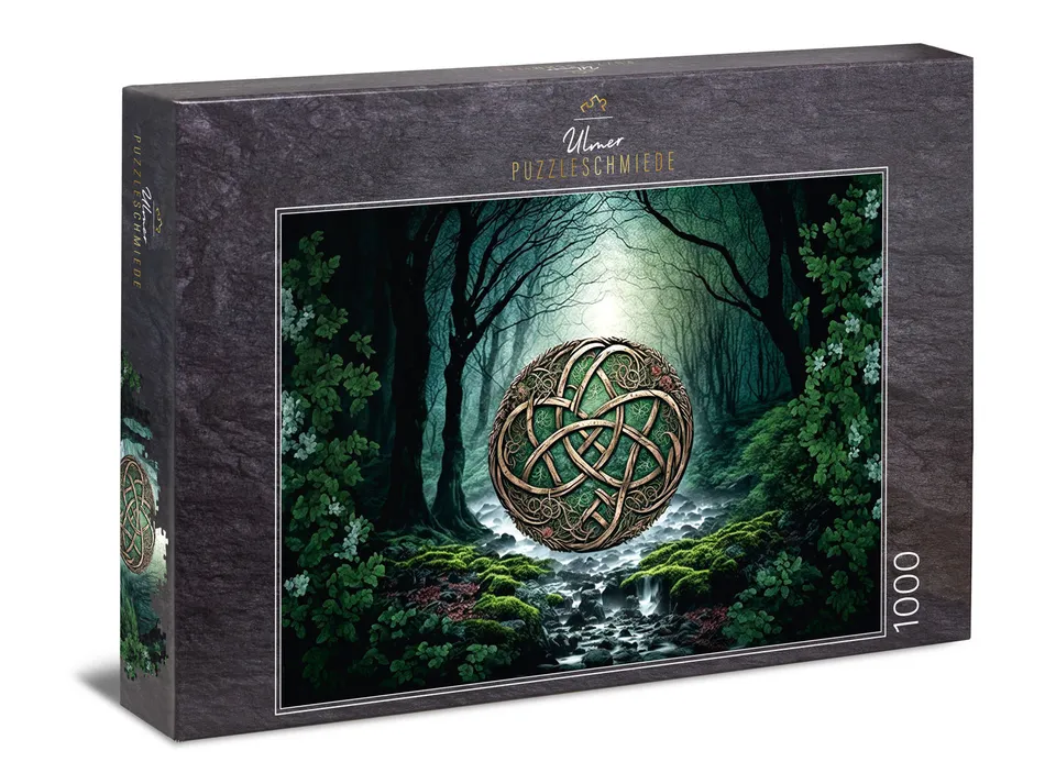 ulmer-puzzleschmiede-puzzle-1000-teile-celtic-forest-wald image 1