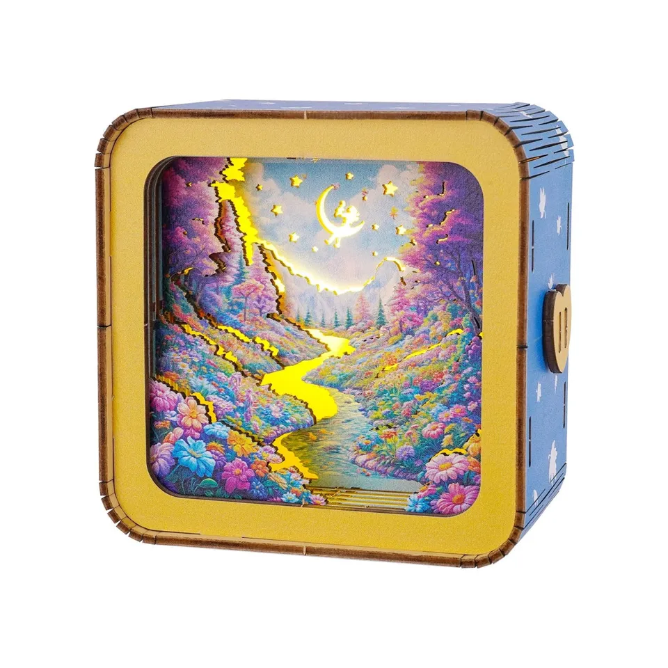kaayee-night-light-pink-jungle-3d-puzzle-holz-nachtlicht-mond image 1